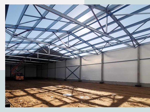 Строительство сенохранилищ в Арсеньеве