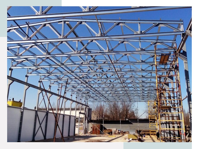 Строительство цехов в Арсеньев от 617 руб. под ключ