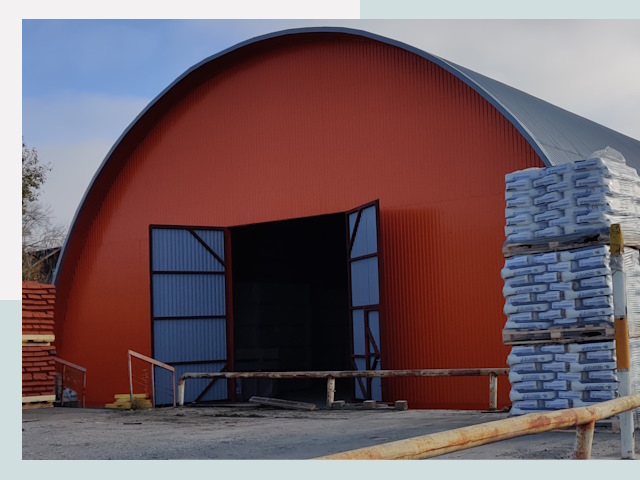 Полукруглые ангары по цене от 617 руб. в Арсеньев