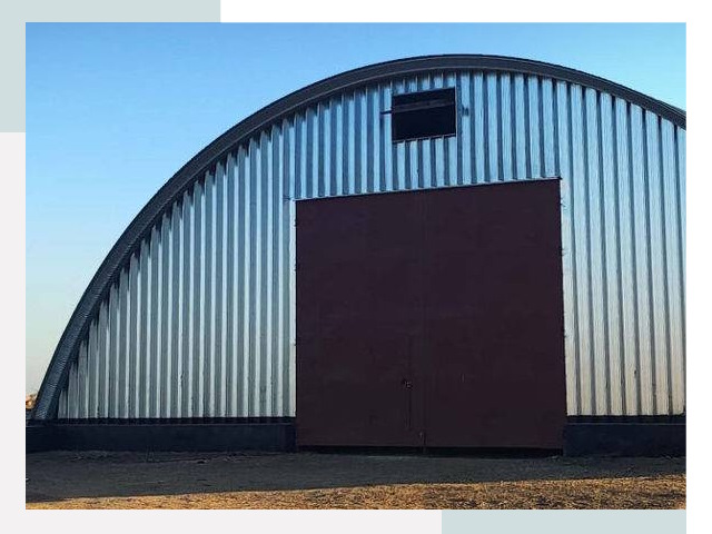 Бескаркасные ангары в Арсеньеве