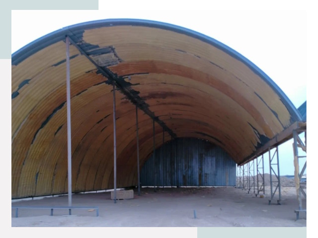 Реконструкция ангаров в Арсеньеве