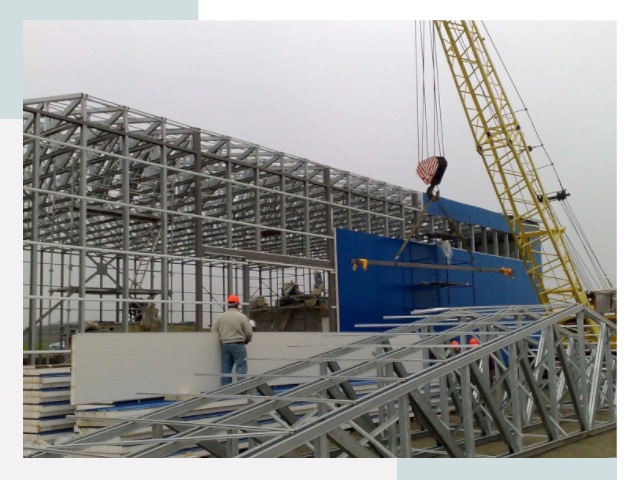 Монтаж ангаров в Арсеньеве